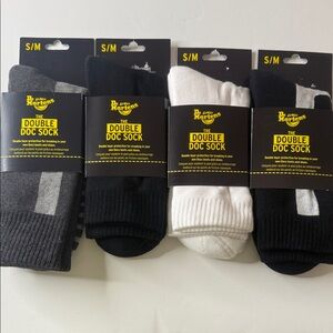 Dr Martens Double Doc Socks 4 Pairs Small / Medium